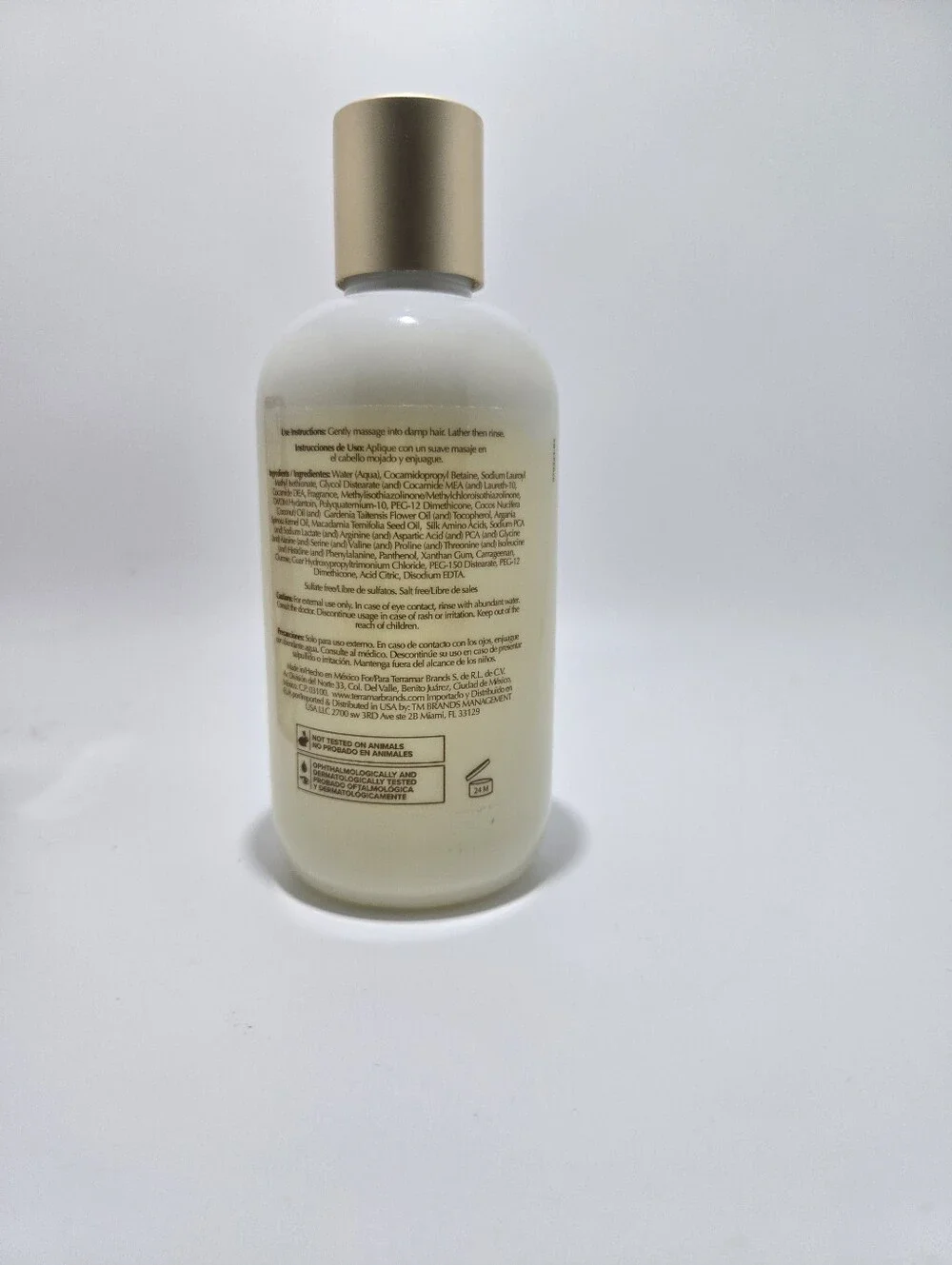 Terramar Cream Hair Shampoo with Argan & Macadamia - Cream